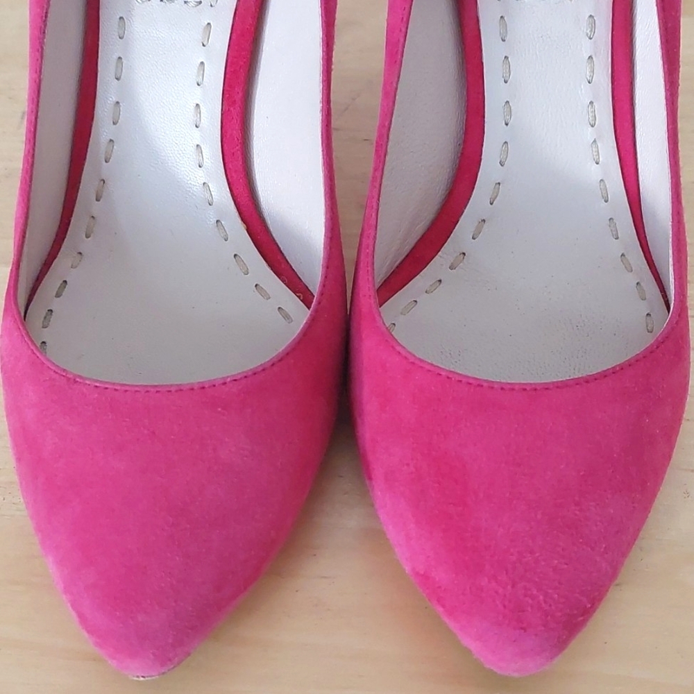 Miu Miu pink suede leather Heel shoes - Picture 10 of 15